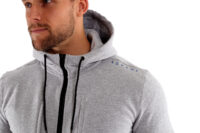 Astani wear full sleeve hooded jacket grey