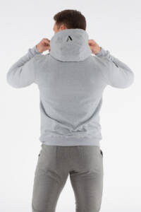 Back Herr Grå Apex Hoodie black