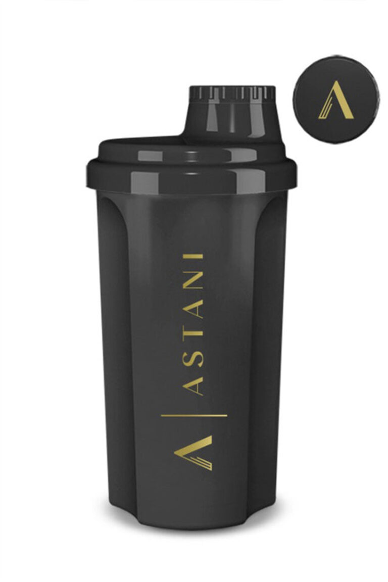 Astani 500ml Shaker Black — Astani Wear premium activewear