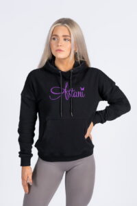 Front 1 Harmony Dam Hoodie Svart