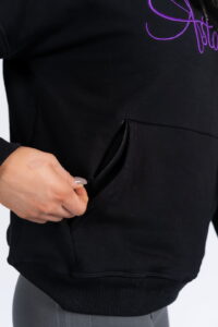 Zipper Harmony Dam Hoodie Svart