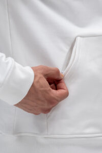 Detail 2 Herr Vit Hoodie Massimo