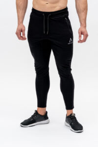 Front Front Herr Svart Joggers Vincere