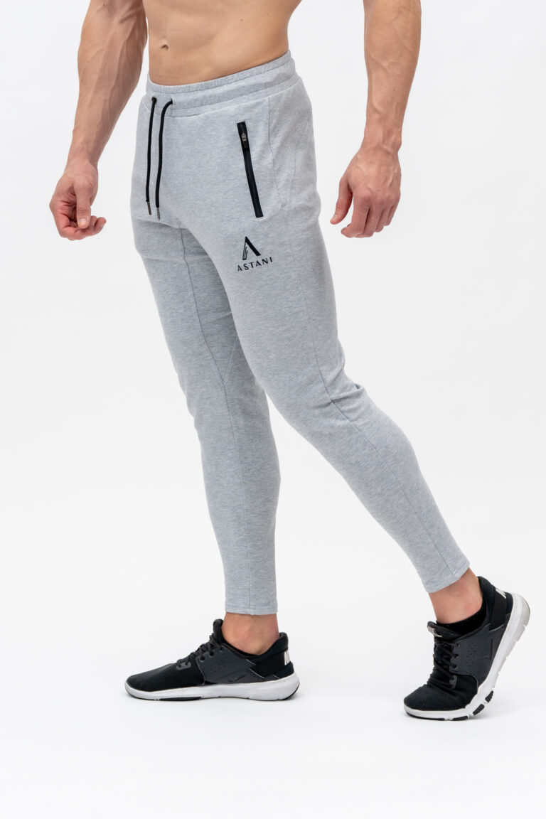 Men's VINCERE Joggers gray — front view, athletic fit