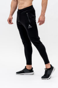 Side 2 Herr Svart Joggers Vincere