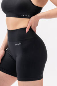 Bliss Black Scrunch Shorts 4