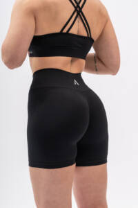 Bliss Black Scrunch Shorts 6