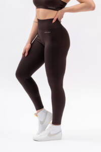 Bliss Dark Brown Scrunch Tights 1