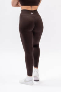Bliss Dark Brown Scrunch Tights 2