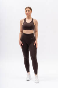 Bliss Dark Brown Scrunch Tights 7