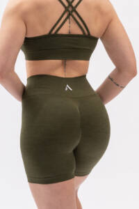 Bliss Green Scrunch Shorts 6