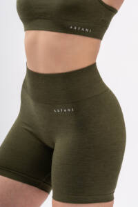 Bliss Green Scrunch Shorts 7