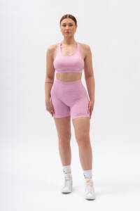 Bliss Pink Scrunch Shorts 1