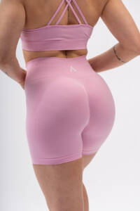 Bliss Pink Scrunch Shorts 4