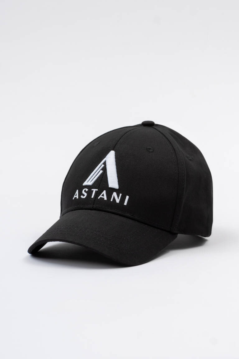 Men's Cap Black/White — Astani Wear premium activewear