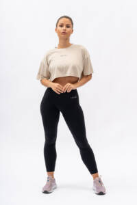 Triumph Cropped T-shirt Beige Astani Wear 9