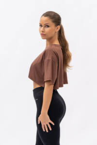 Triumph Cropped T-shirt Brown Astani Wear 7