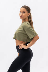 Triumph Cropped T-shirt Green Astani Wear 2