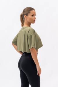 Triumph Cropped T-shirt Green Astani Wear 5