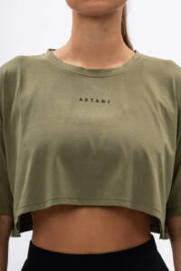 Triumph Cropped T-shirt Green Astani Wear 6