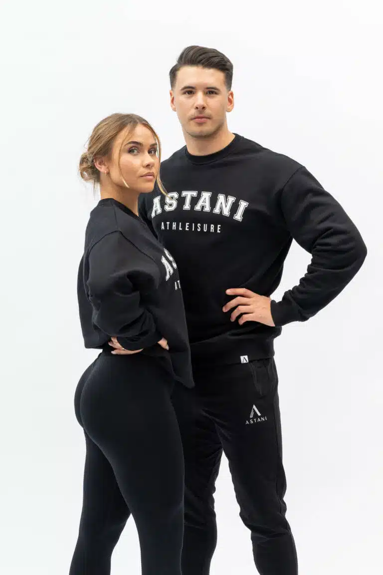 MODENA Sweatshirt Black — Astani Wear premium activewear