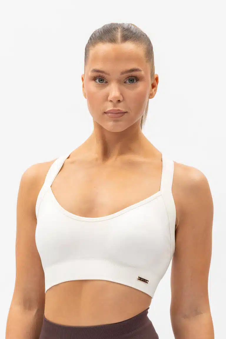 PRECIOUS Top White — Astani Wear premium activewear
