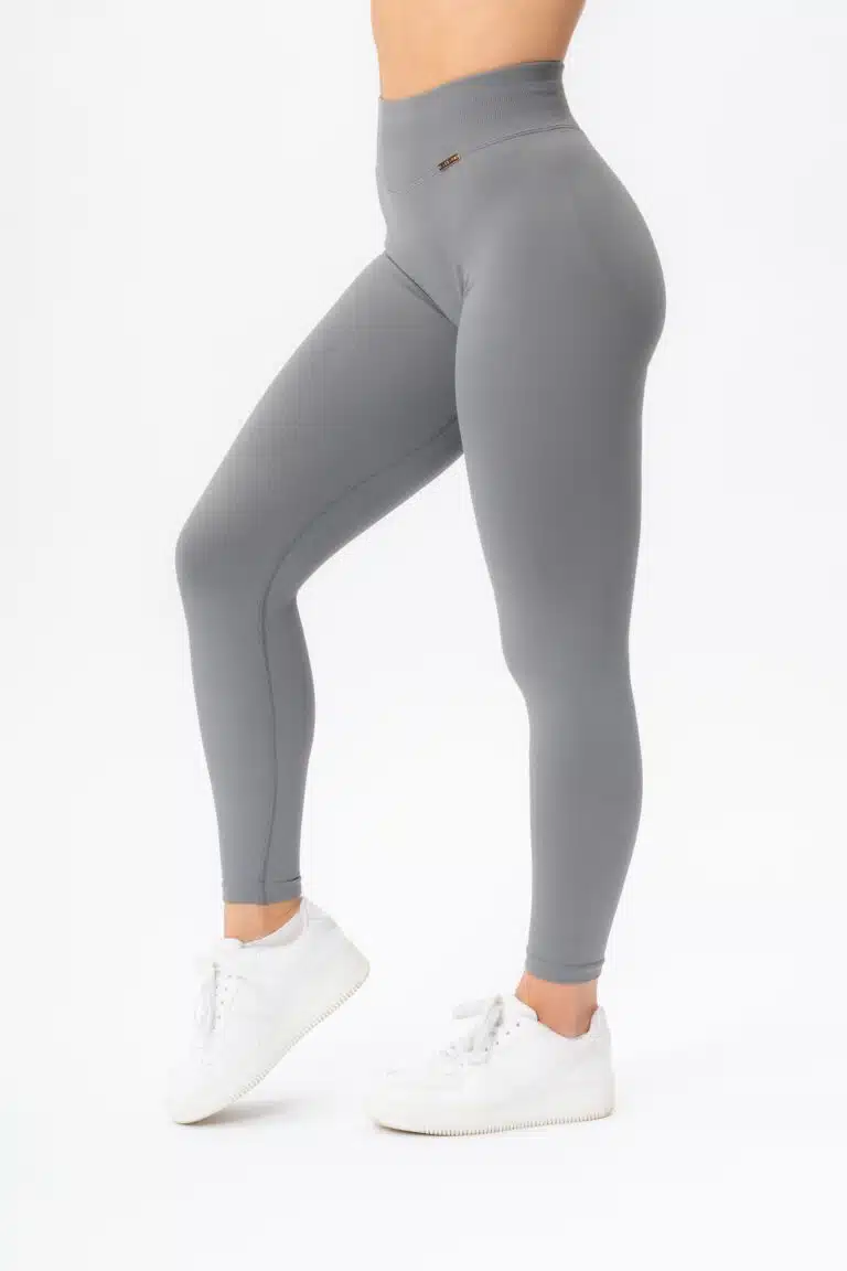 Women's SENSE Scrunch Tights dark gray — front view, no front seam