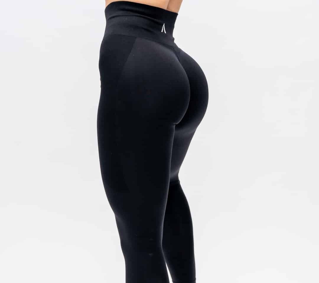 Astani women's black gym tights